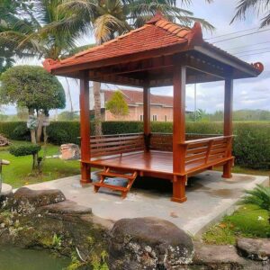 Jual Gazebo Kayu Jati 2x3 Harga Murah Siap Kirim