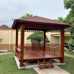Jual Gazebo Kayu Jati 3x3 Harga Murah
