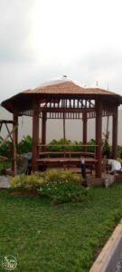 Foto hasil kerja Pemasangan Gazebo Segi 6 Jakarta