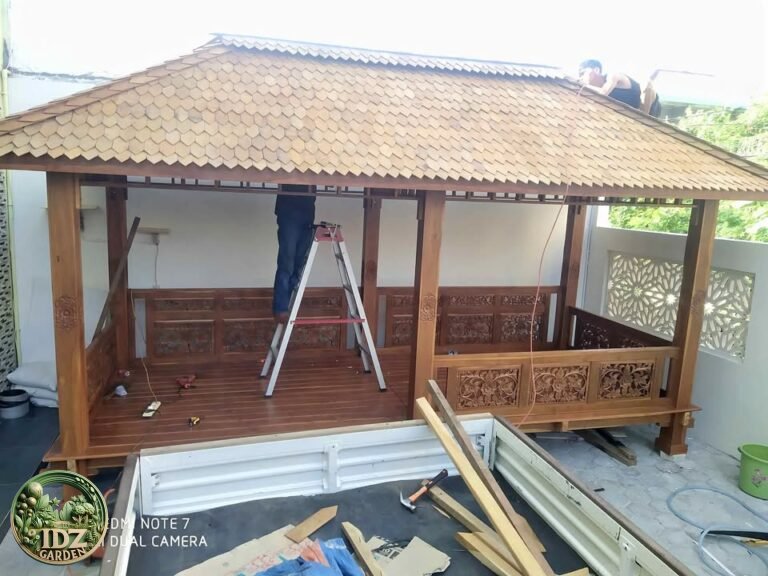 Panduan Lengkap Gazebo Kayu Jati untuk Area Taman