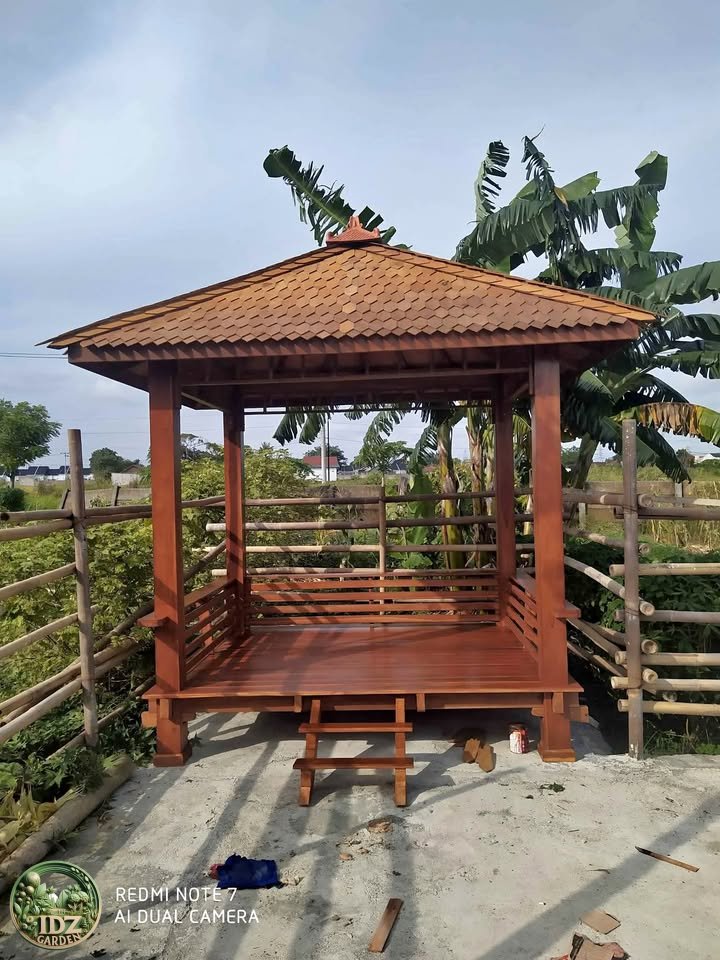 Gazebo Kayu Jati 2x3