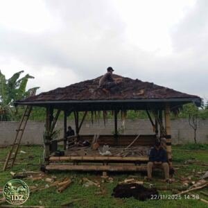 Jual Saung Bambu 4×4 Siap Pasang untuk Rumah dan Tempat Usaha