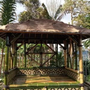 Jual Saung Bambu 2×3 Harga Murah Termasuk Pemasangan Jabodetabek