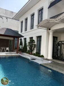 Foto hasil kerja Pembuatan Taman Rumah dinas Dirut