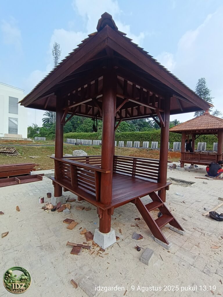 Panduan Lengkap Gazebo Kayu Kelapa untuk Taman