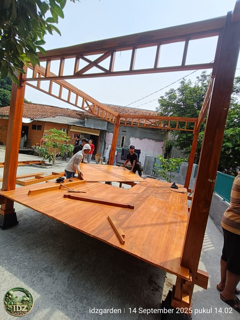 Pemasangan Gazebo 4x3