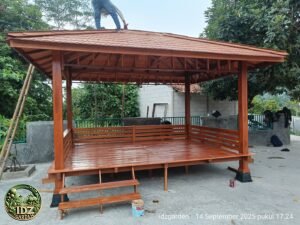 Pemasangan Gazebo 4x3