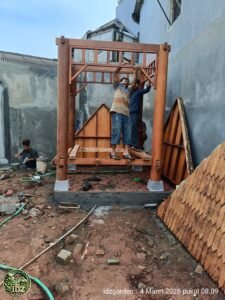 Foto hasil kerja Pemasangan Gazebo di Cilandak