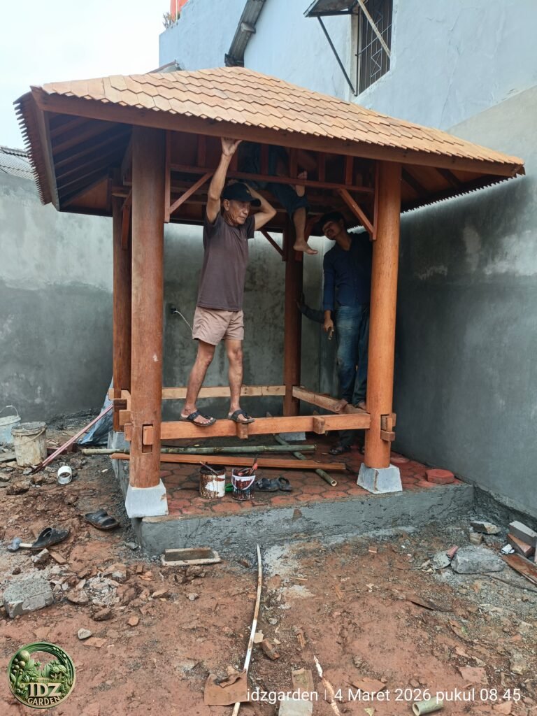 Pemasangan Gazebo di Cilandak