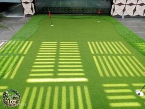 Foto hasil kerja Pembuatan Lapangan Minigolf 5x3