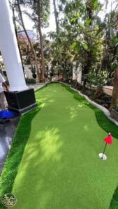 Foto hasil kerja Pembuatan Lapangan Mini Golf di Depok