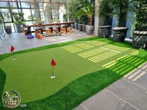 Foto hasil kerja Pembuatan Lapangan Minigolf 5x3