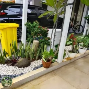 Foto hasil kerja Pembuatan Taman Kering di Pamulang