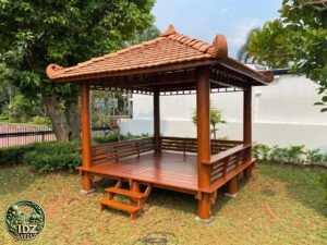 Jual Gazebo Kayu Kelapa 3x3 Harga Murah