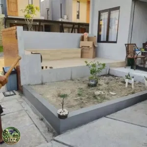 Foto hasil kerja Pembuatan Taman di Cikarang